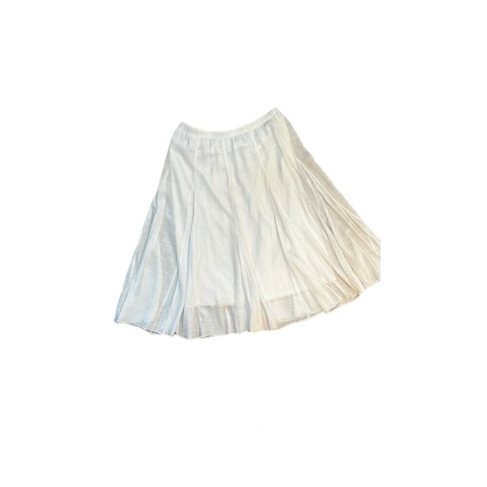 Westport White A-Line Skirt (M)